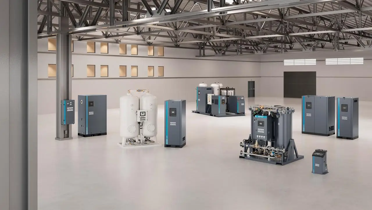 Gamme de générateurs d’azote et d’oxygène Atlas Copco